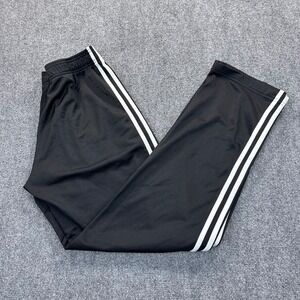 Adidas Essentials 3-Stripes Track‎ Pants Men's M Blake White Stripe Performance